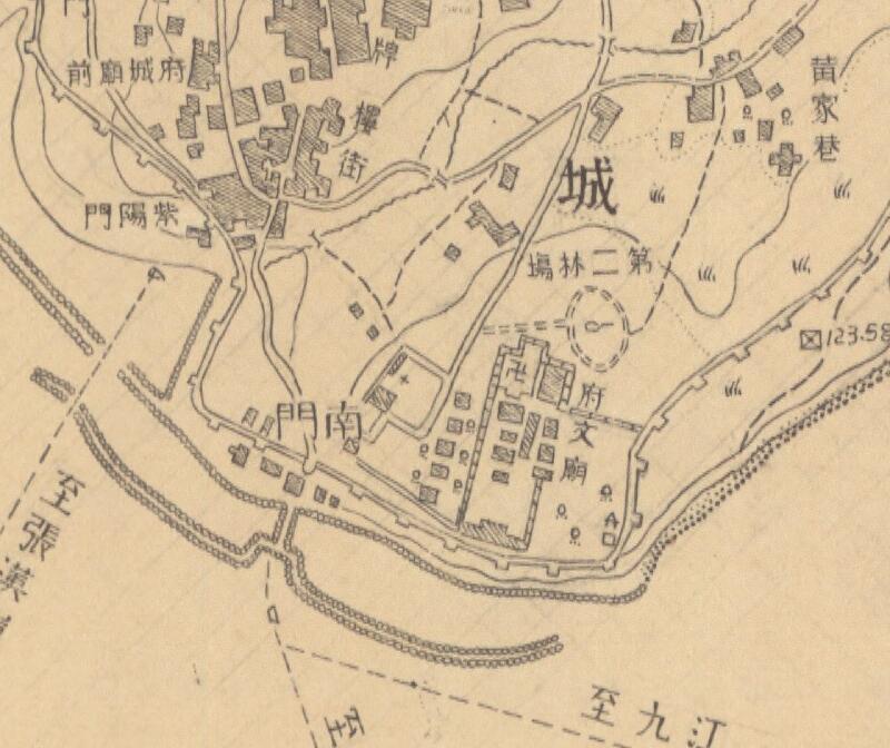 1947年庐山《星子县城厢图》预览图1 1947年庐山《星子县城厢图》预览图1