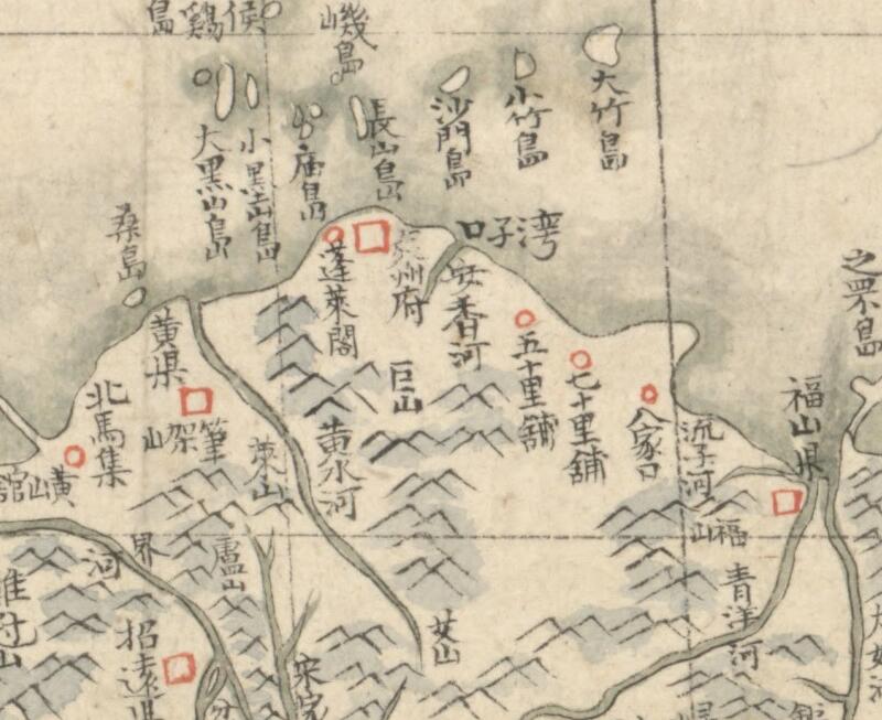 1693–1722年《山东舆图》预览图1