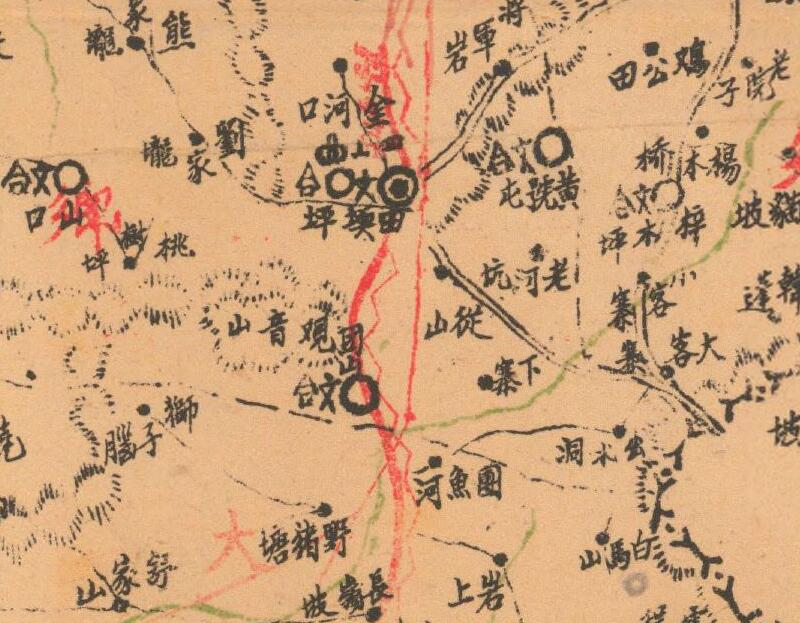 1942年《贵州省玉屏县图》预览图1 1942年《贵州省玉屏县图》预览图1