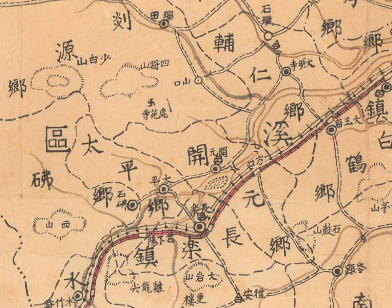 1943年《浙江省嵊县地图》预览图2 1943年《浙江省嵊县地图》预览图2