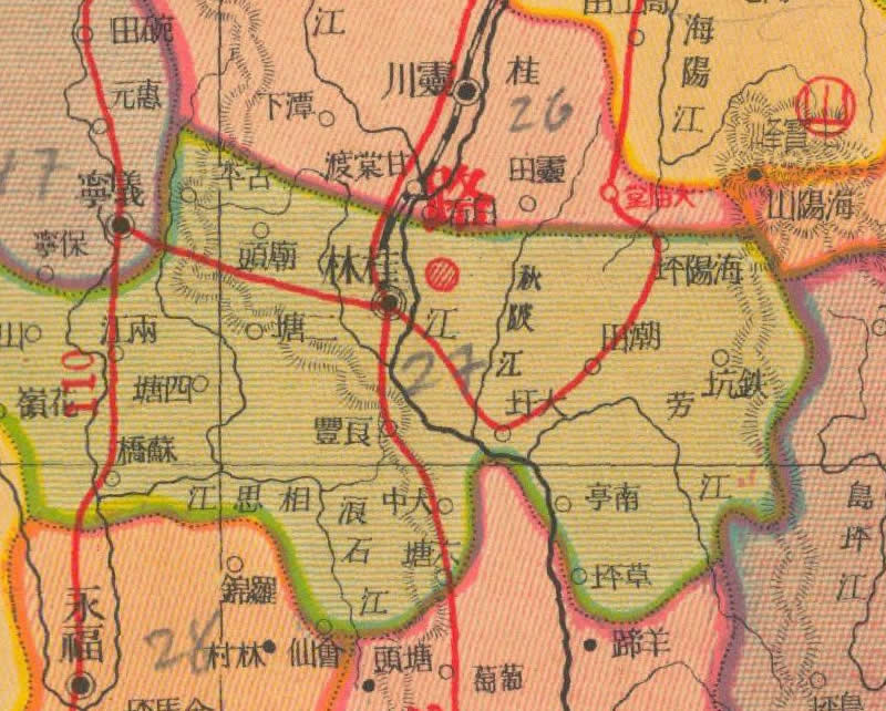 1938年《广西省明细地图》预览图2