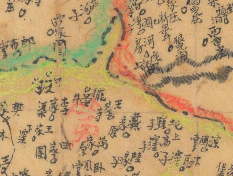 1943年宁夏《盐池县详图》预览图2 1943年宁夏《盐池县详图》预览图2