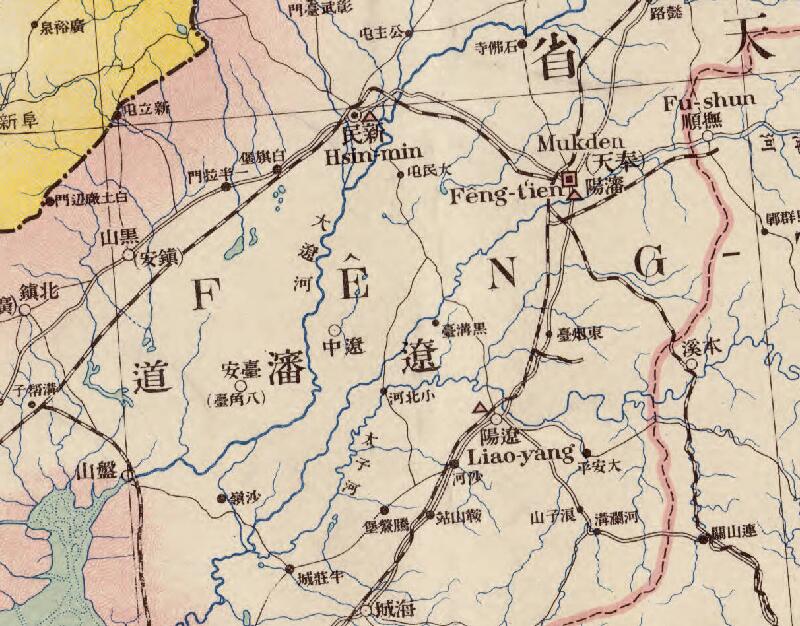 1921年《中国北支全图》预览图2 1921年《中国北支全图》预览图2