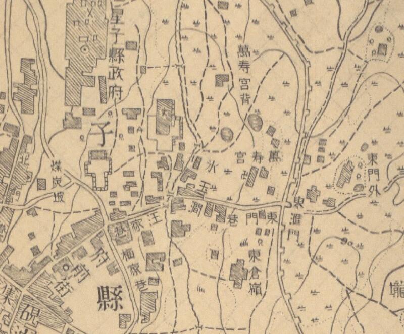 1947年庐山《星子县城厢图》预览图2 1947年庐山《星子县城厢图》预览图2