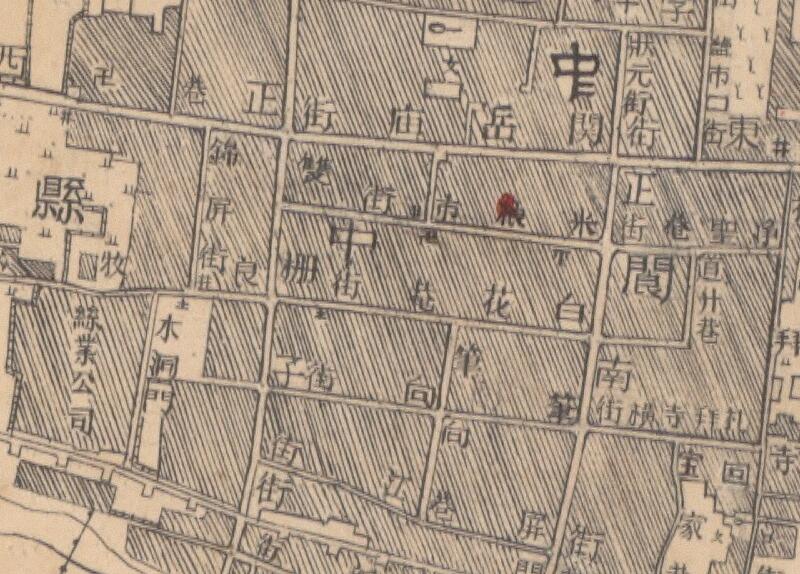 1948年四川《阆中县城厢图》预览图2 1948年四川《阆中县城厢图》预览图2