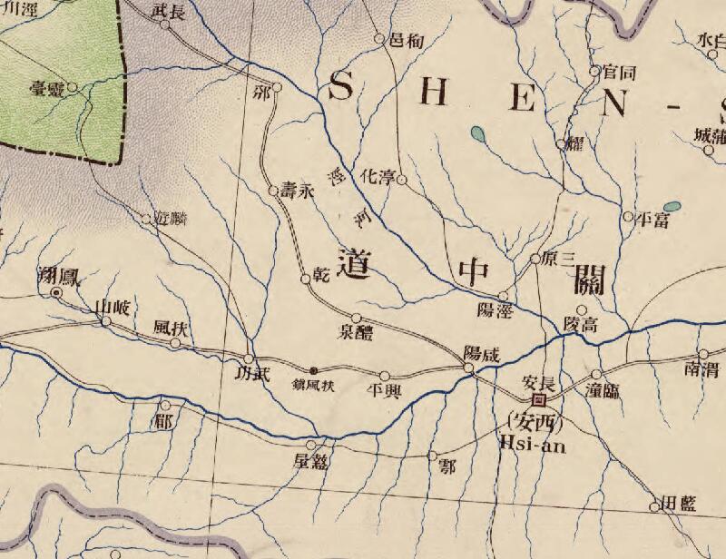 1921年《中国北支全图》预览图3 1921年《中国北支全图》预览图3