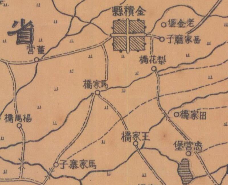 1938年《宁夏省地形图》十万分一预览图4