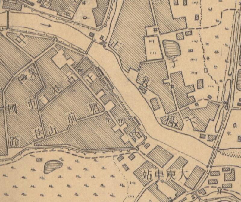 1947年江西《大庾县城厢图》预览图1