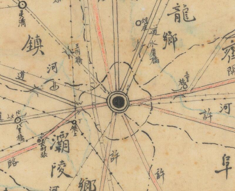 1942年《河南省许昌县县图》预览图1 1942年《河南省许昌县县图》预览图1