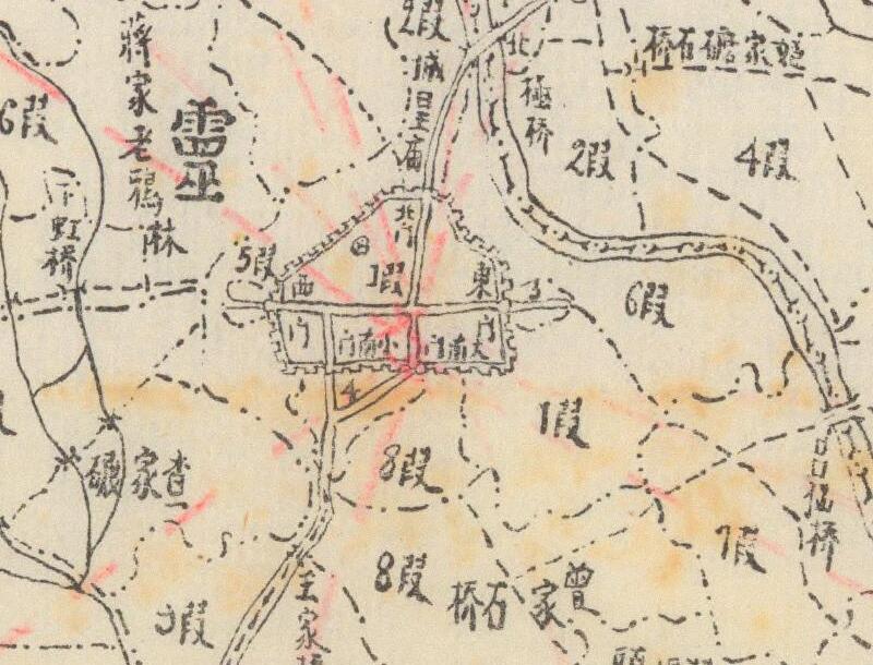 1939年四川《崇宁县分段全图》预览图1 1939年四川《崇宁县分段全图》预览图1