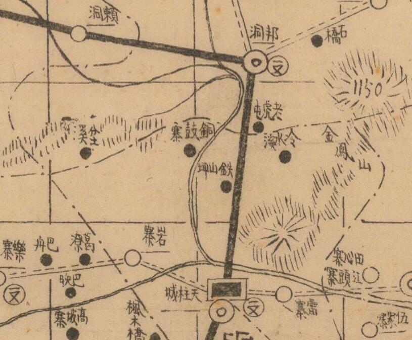 1941年贵州省《天柱县图》预览图1 1941年贵州省《天柱县图》预览图1