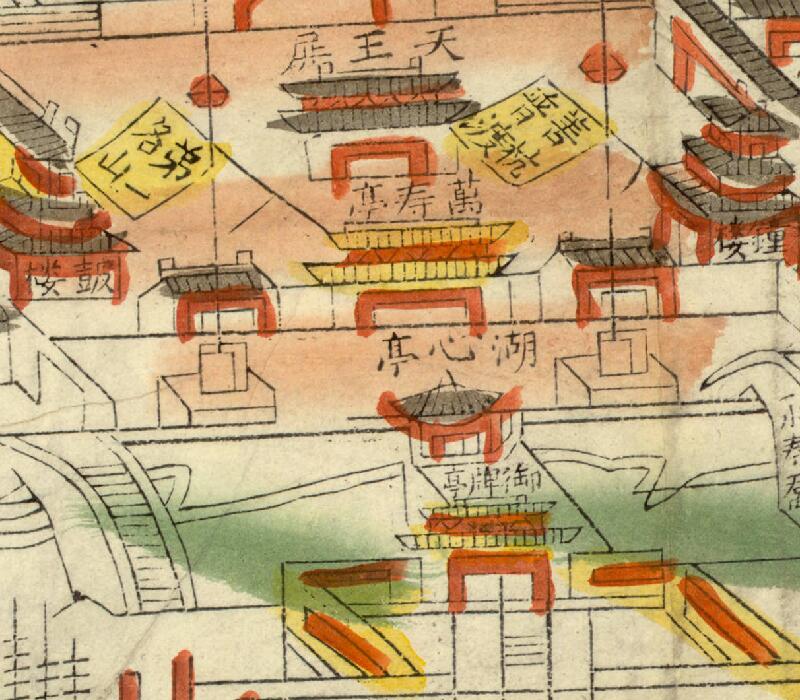 1875年《敕建南海普陀山境全图》预览图2