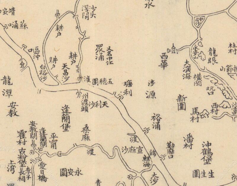 民国《顺德县四十堡舆图》预览图2