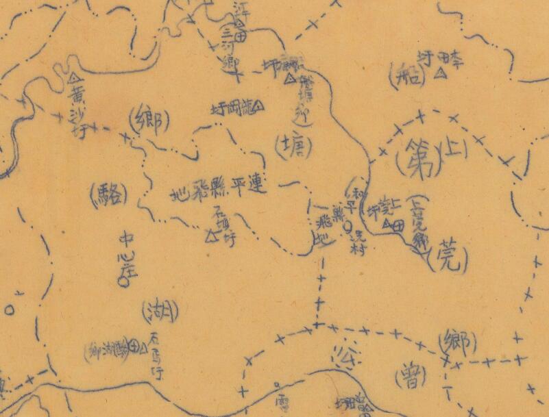1941年《河源县区乡镇划分图》预览图2 1941年《河源县区乡镇划分图》预览图2