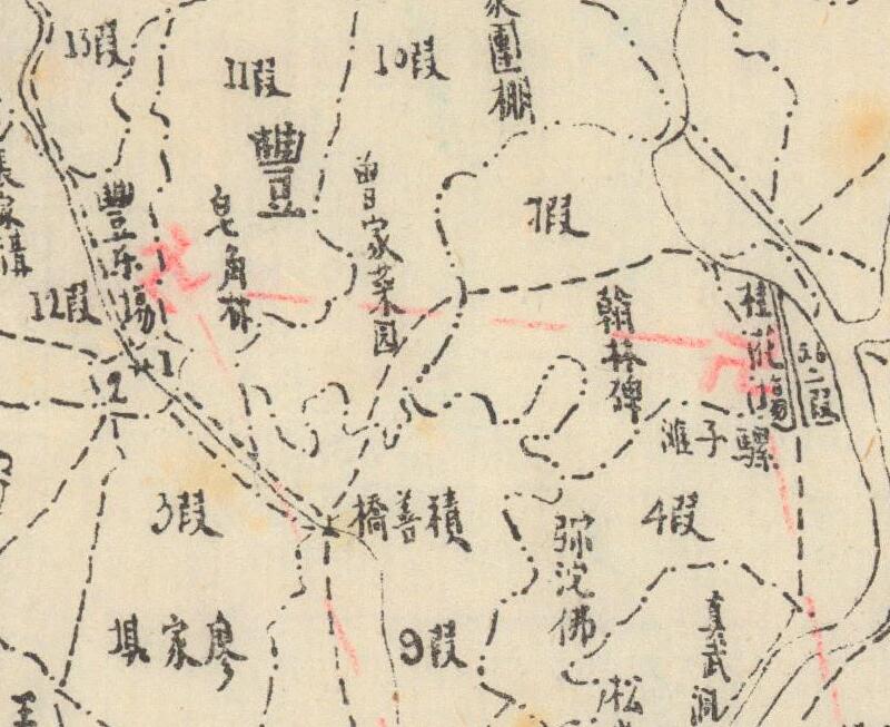 1939年四川《崇宁县分段全图》预览图3 1939年四川《崇宁县分段全图》预览图3