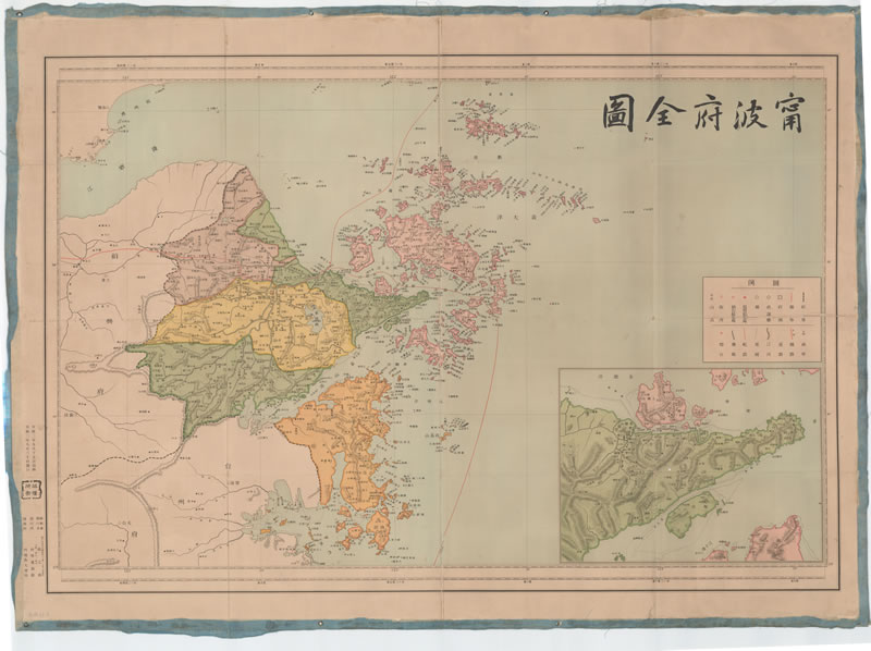 1910年《宁波府全图》预览图