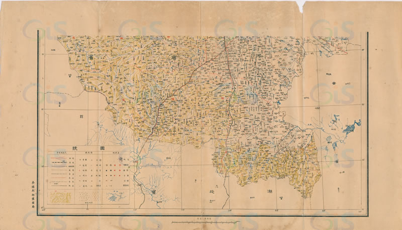 1927年《河南省全图》预览图1