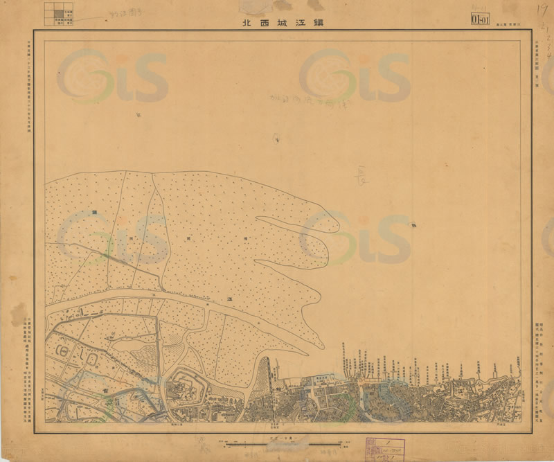 1947年《镇江城市图》预览图1