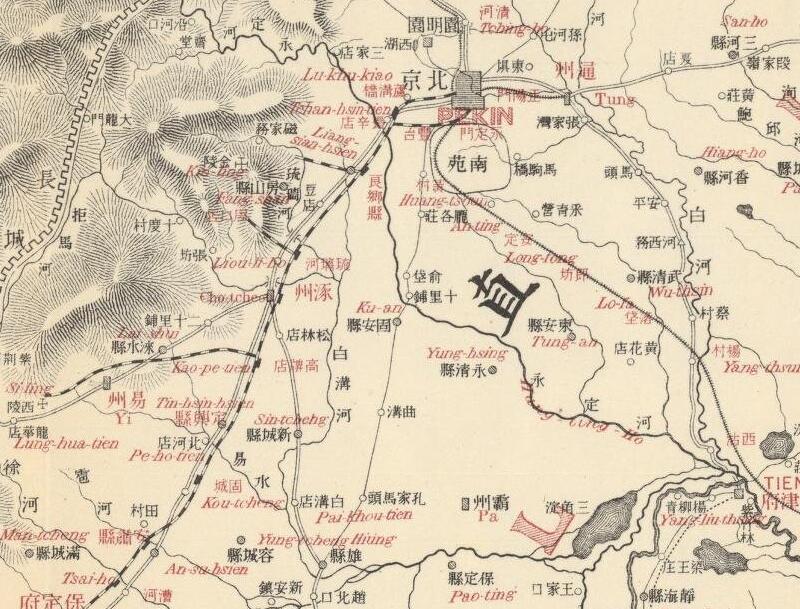 1909年《京汉铁路图》预览图1 1909年《京汉铁路图》预览图1