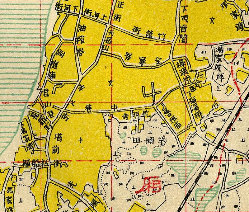 1947年《岳阳县城地籍一览图》预览图2