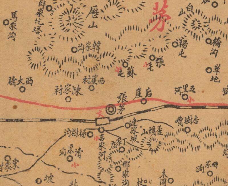 1948年《河南省陕县县图》预览图2