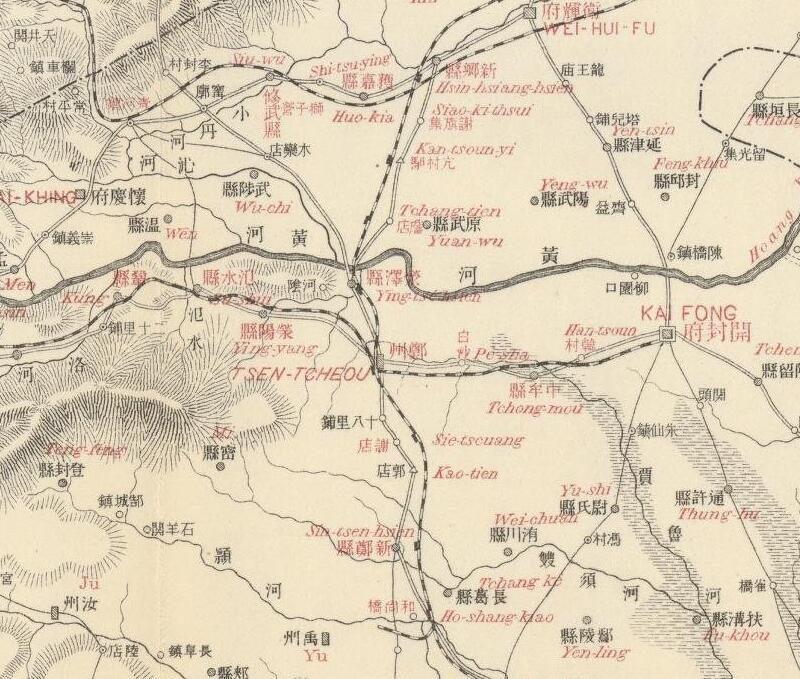 1909年《京汉铁路图》预览图2 1909年《京汉铁路图》预览图2