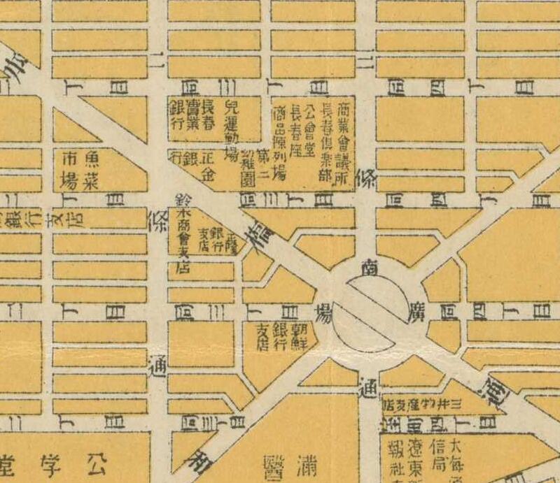 1922年《长春及附近现势图》预览图2 1922年《长春及附近现势图》预览图2