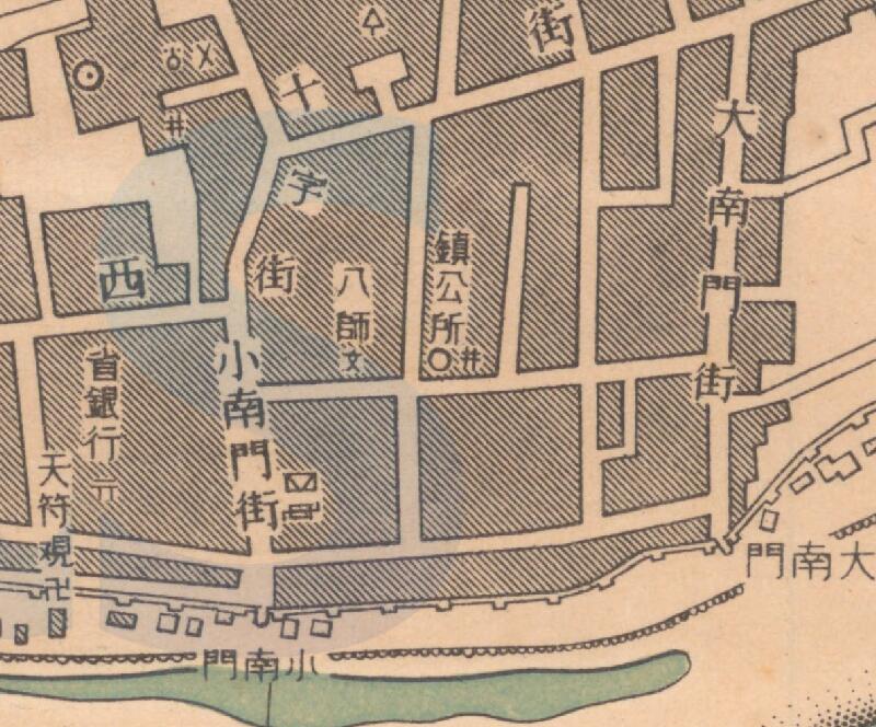 1949年湖北《郧县城市图》预览图2 1949年湖北《郧县城市图》预览图2