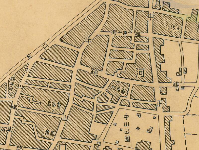 1947年湖北《光化县老河口城市图》预览图3