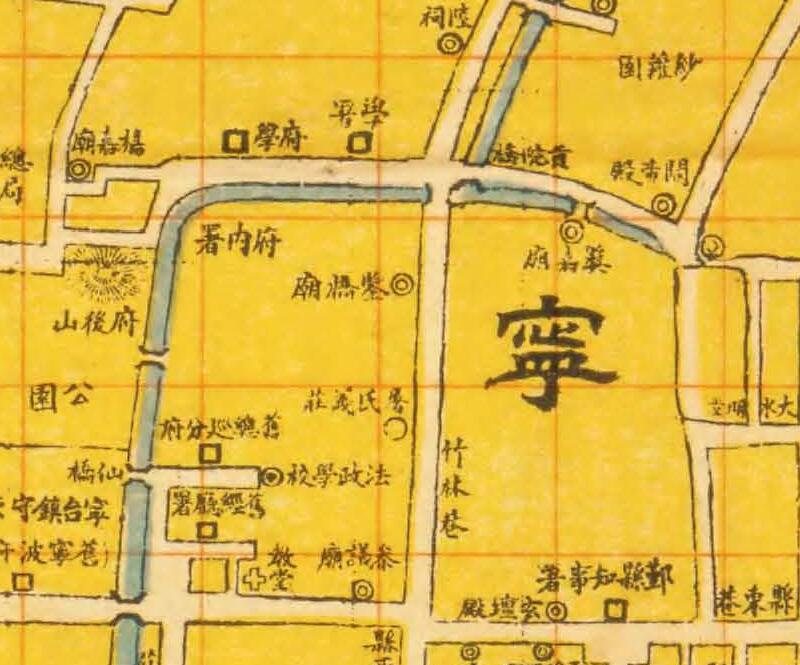 1914年《最新宁波城厢图》预览图3