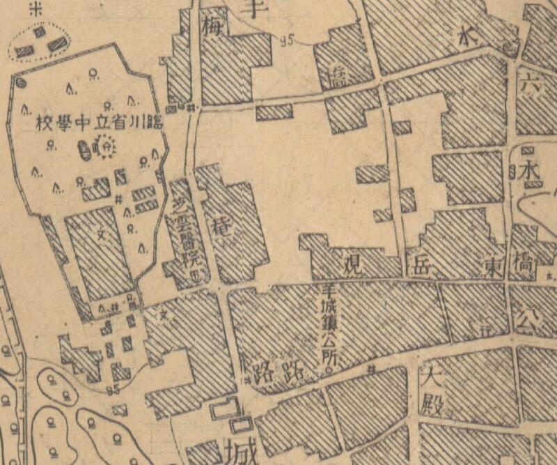 1947年江西《临川县城厢图》预览图3 1947年江西《临川县城厢图》预览图3