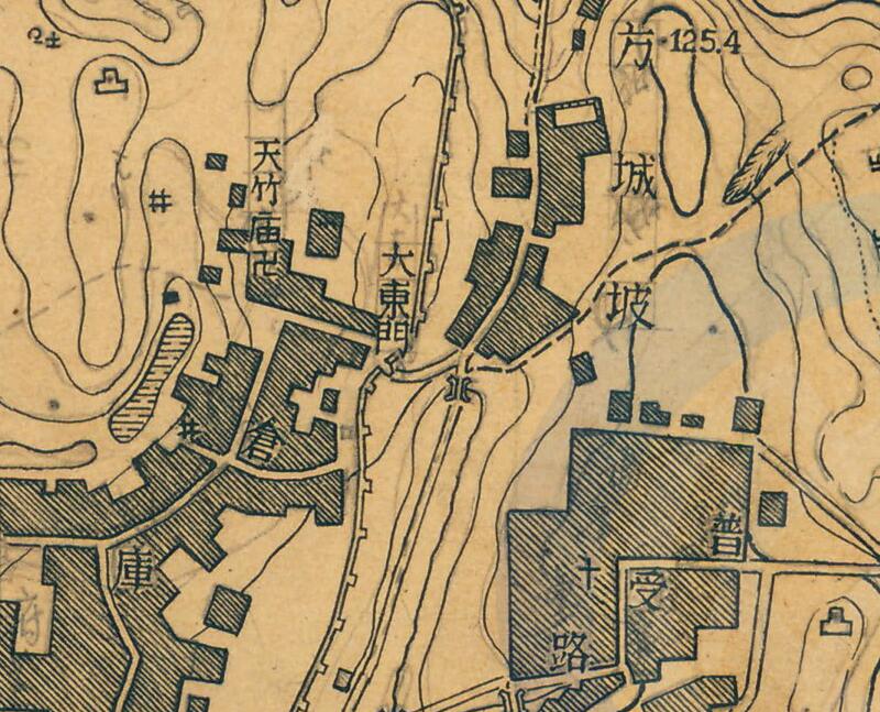 1947年湖北《钟祥县城市图》预览图1