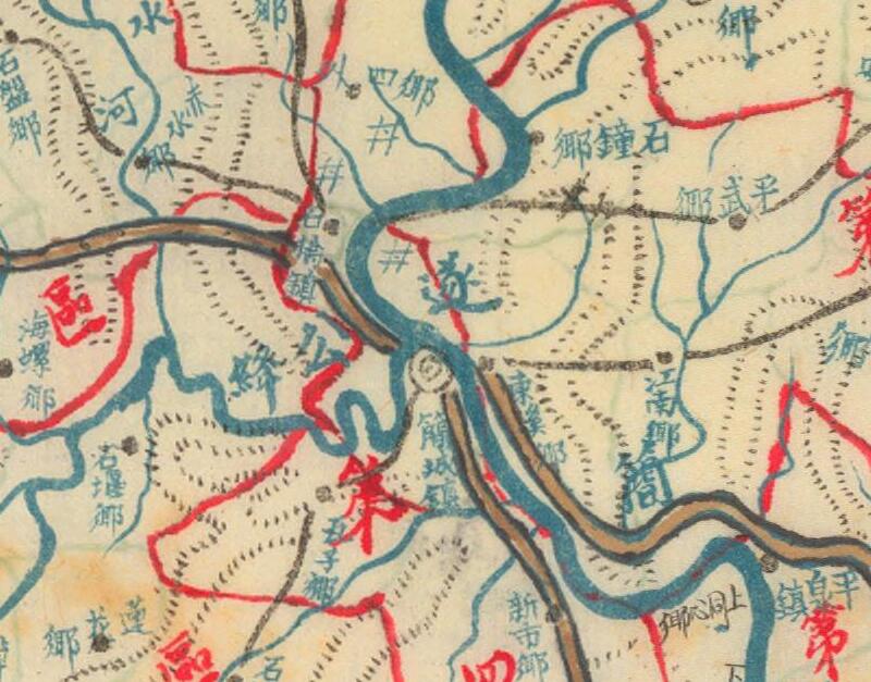 民国《简阳县全图》预览图1