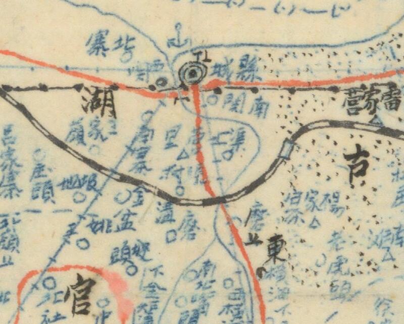 1944年《河南省阌乡县图》预览图1