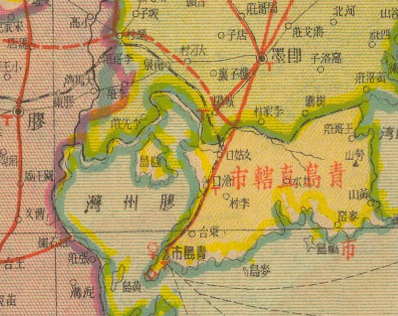 1938年《山东省明细地图》预览图2