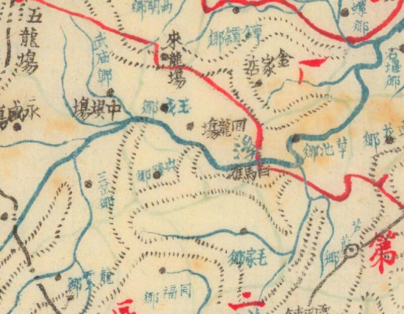 民国《简阳县全图》预览图2