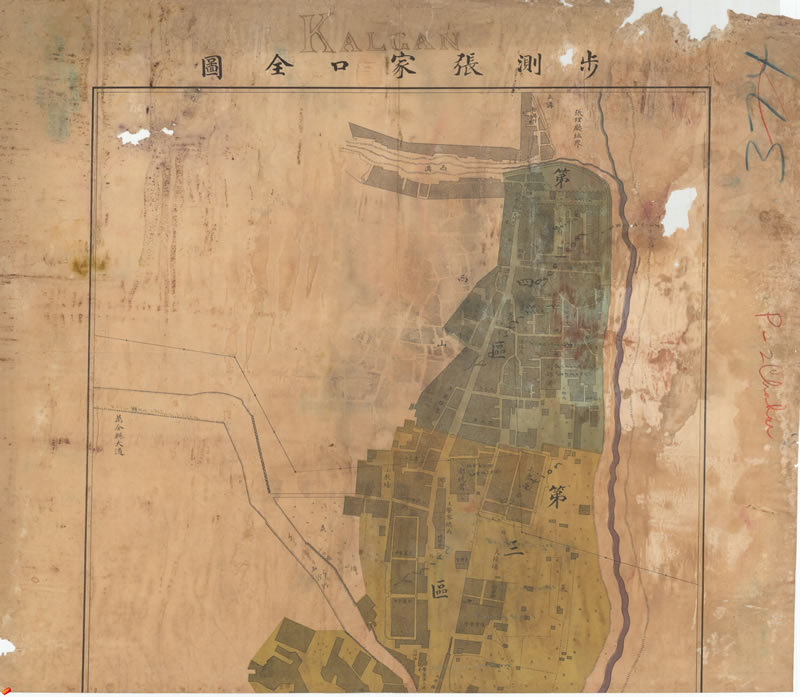 民国《步测张家口全图》预览图