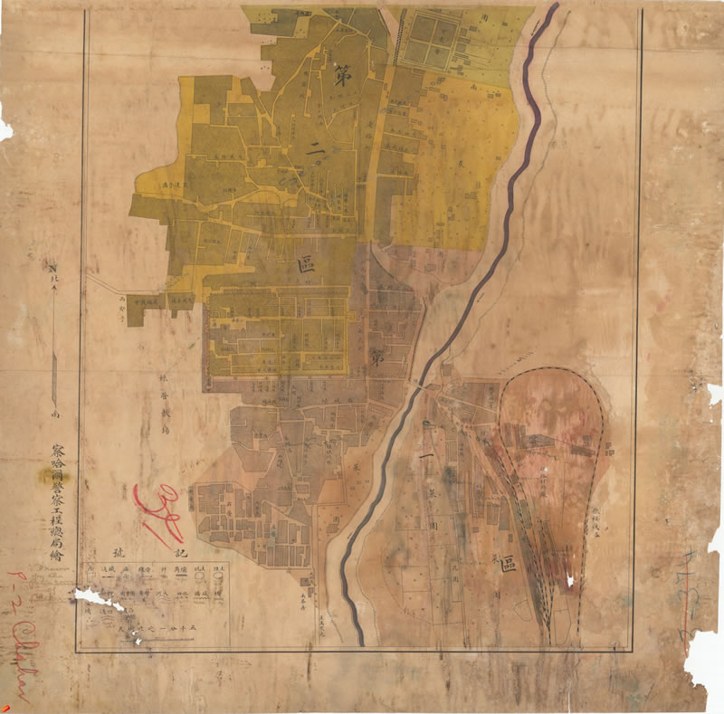 民国《步测张家口全图》预览图1