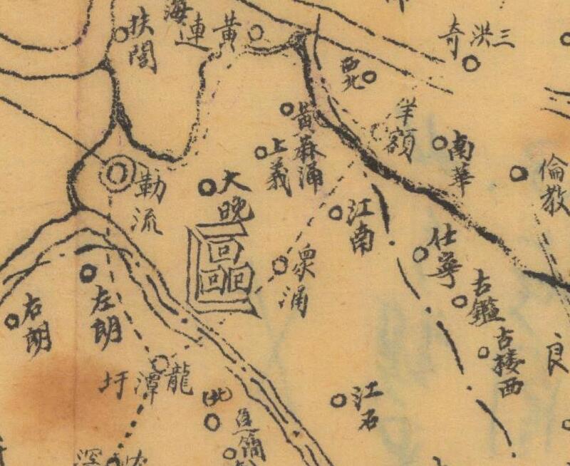 1939-1943年《广东省顺德县图》预览图1