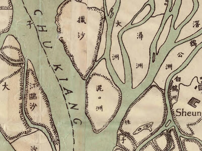 1922年《东江河道图》预览图1