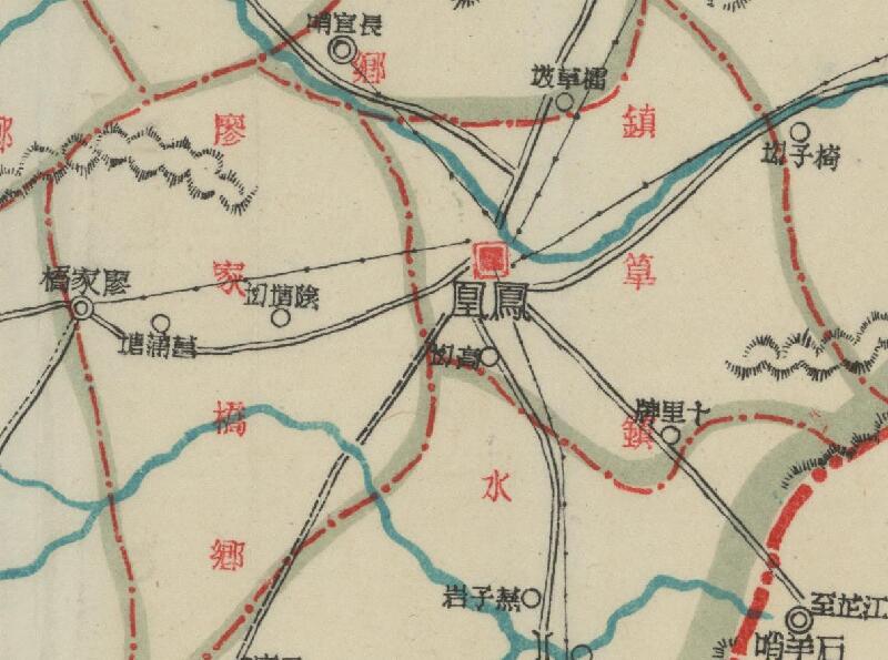 1940年湖南《凤凰县图》预览图1