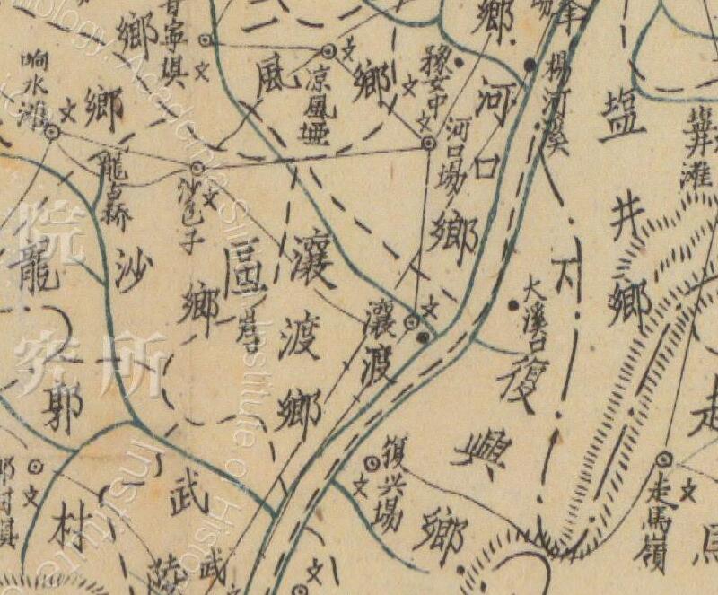 1942年《四川省万县县图》预览图2