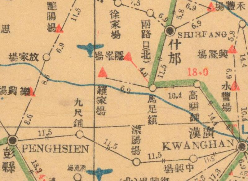 1942年《西川邮区舆图》预览图2
