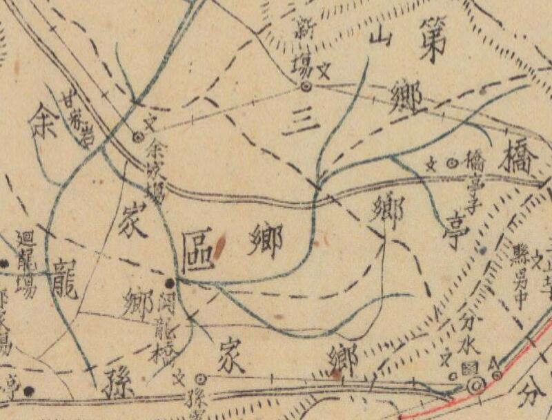 1942年《四川省万县县图》预览图3