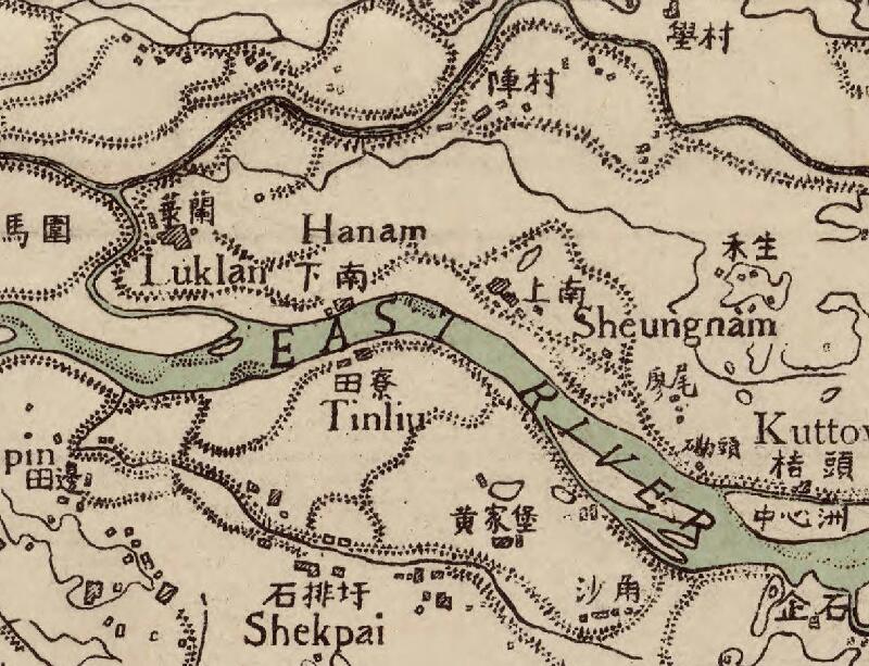 1922年《东江河道图》预览图3