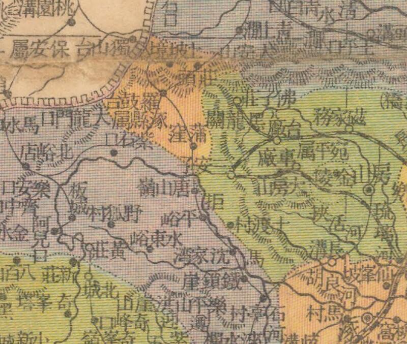 民国《河北省分县详图》预览图3