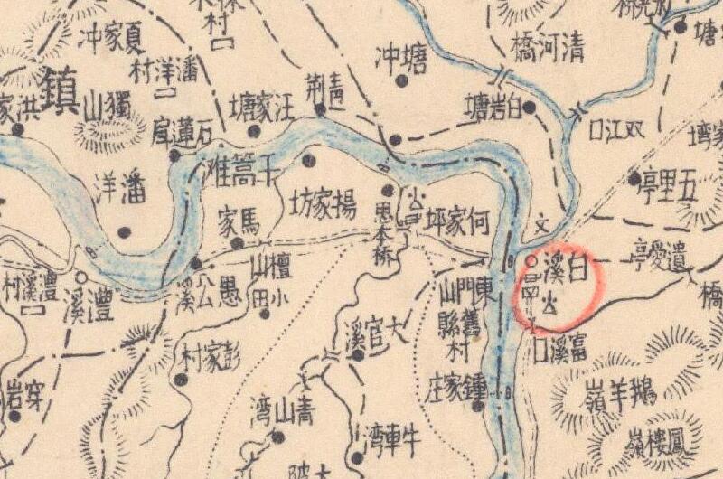 1943年《湖南省新化县详细地图》预览图1 1943年《湖南省新化县详细地图》预览图1
