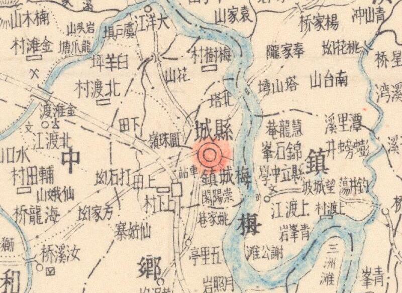 1943年《湖南省新化县详细地图》预览图3 1943年《湖南省新化县详细地图》预览图3