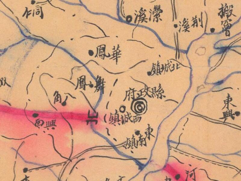 1942年《南充县图》预览图1