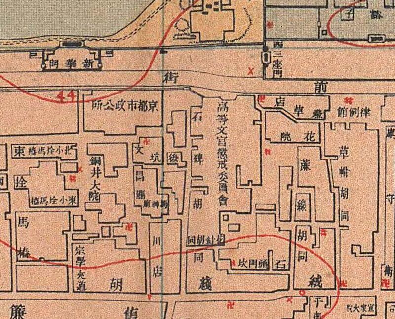 1916年《京都市内外城地图》预览图1